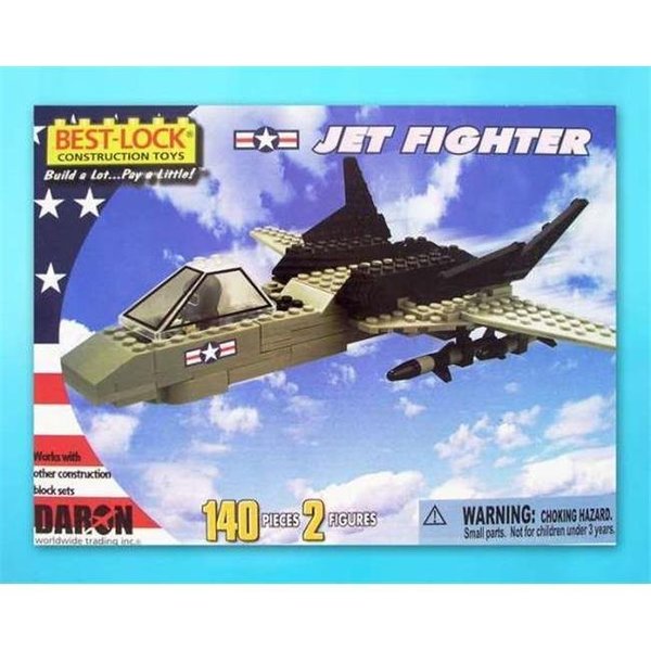 Daron Worldwide Trading Daron Worldwide Trading  BL5635 Jet Fighter 140 Piece Construction Toy BL5635